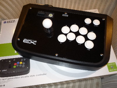 HRAP EX with replaced Sanwa buttons